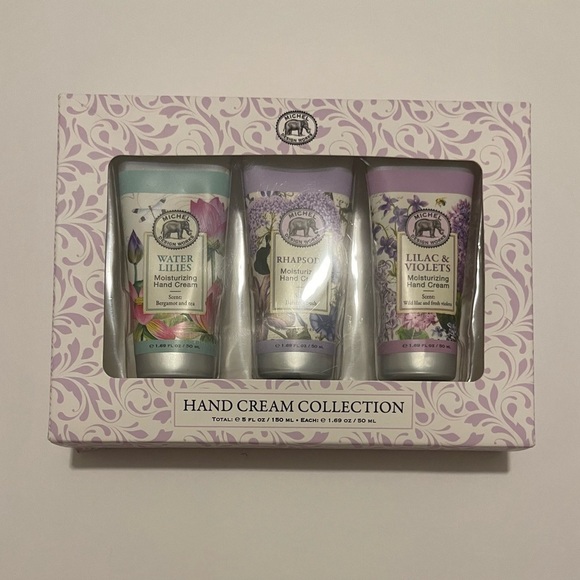Michel Design Works Hand Creams- Water Lilies, Rhapsody, Lilac and Violets - Picture 1 of 2
